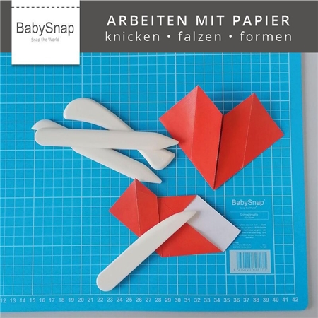 BabySnap hörn- och kantformarset 4 stycken röd